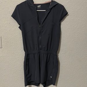 Girls Size 14/16 Athletic Romper W/ hood